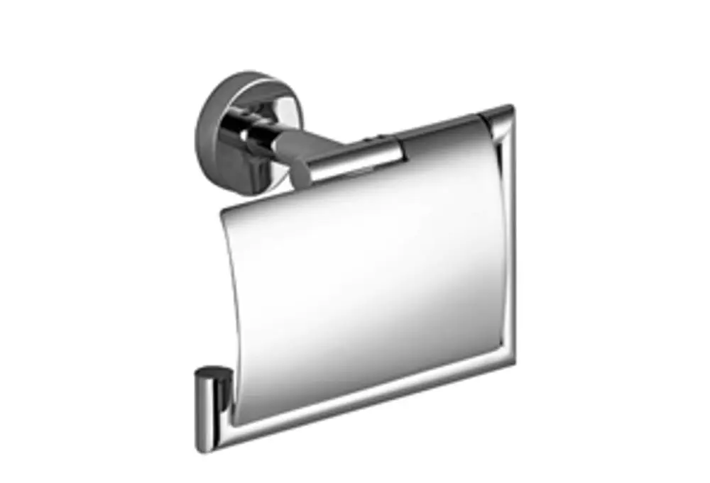 DORNBRACHT Papierrollenhalter mit Deckel SERIENSPEZIFISCH 83510979 Dark Chrome, 83510979-19 Galeriebild 1